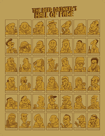 The Beer Drinker's Hall of Fame poster